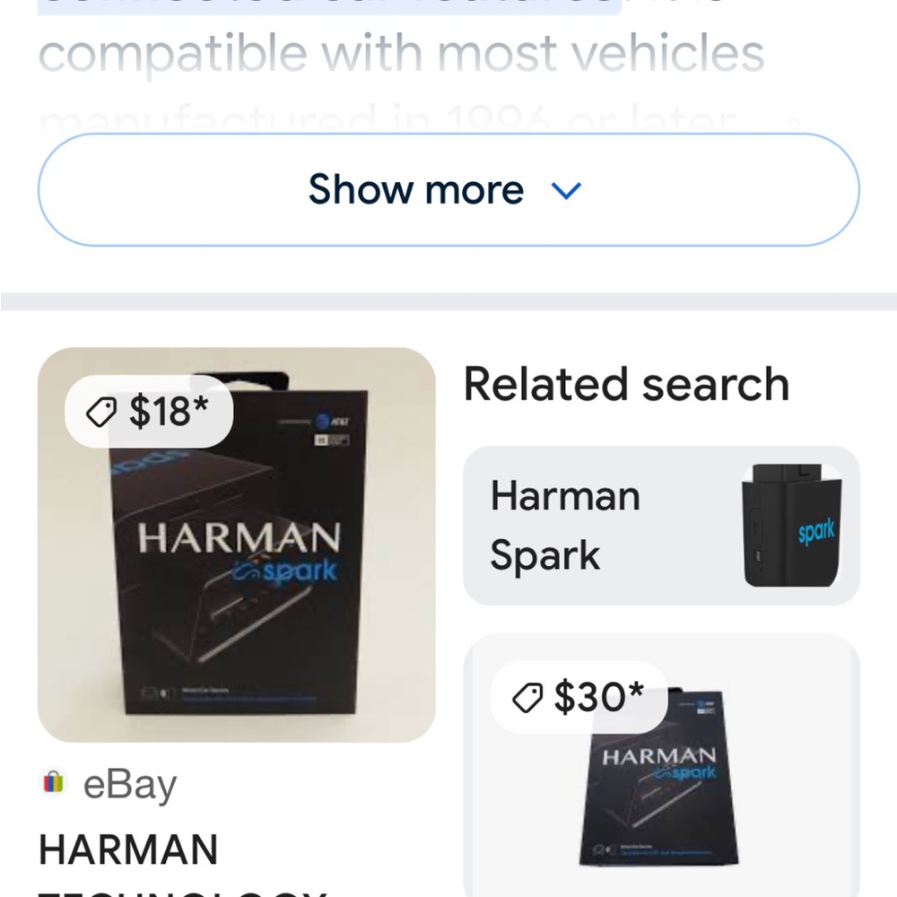 Harman Spark Smart Car Device - Picture 2 of 4